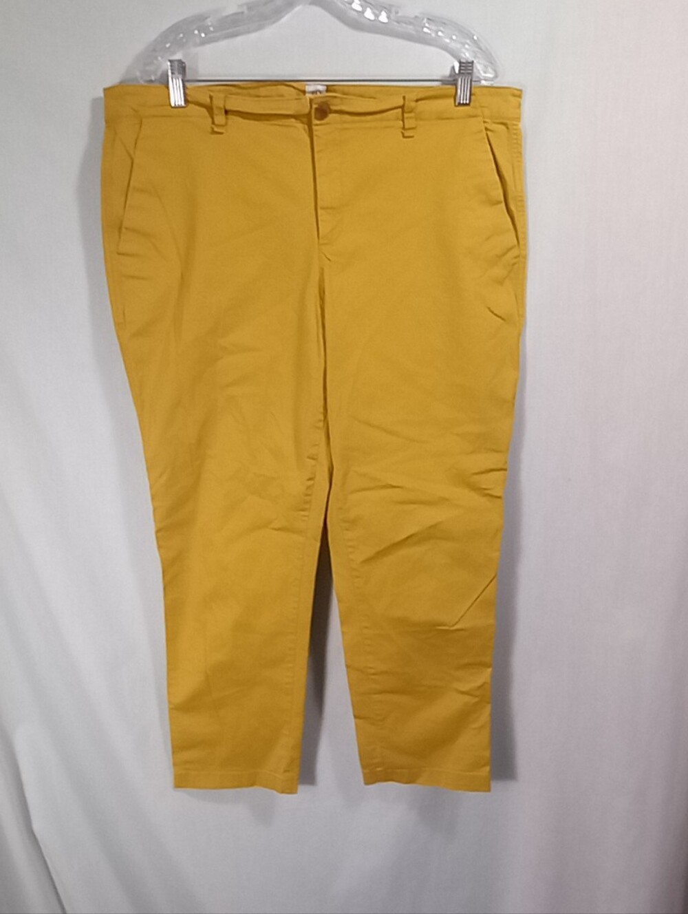 Gap Mustard Girlfriend Khaki Pants Size 18